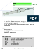 Magnet Switch MRK: Round Version With Cable