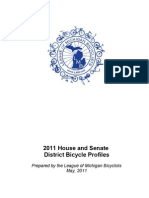 Michigan House and Senate District Bicycle Profile
