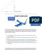 Description Evaluation Floor Jack 1