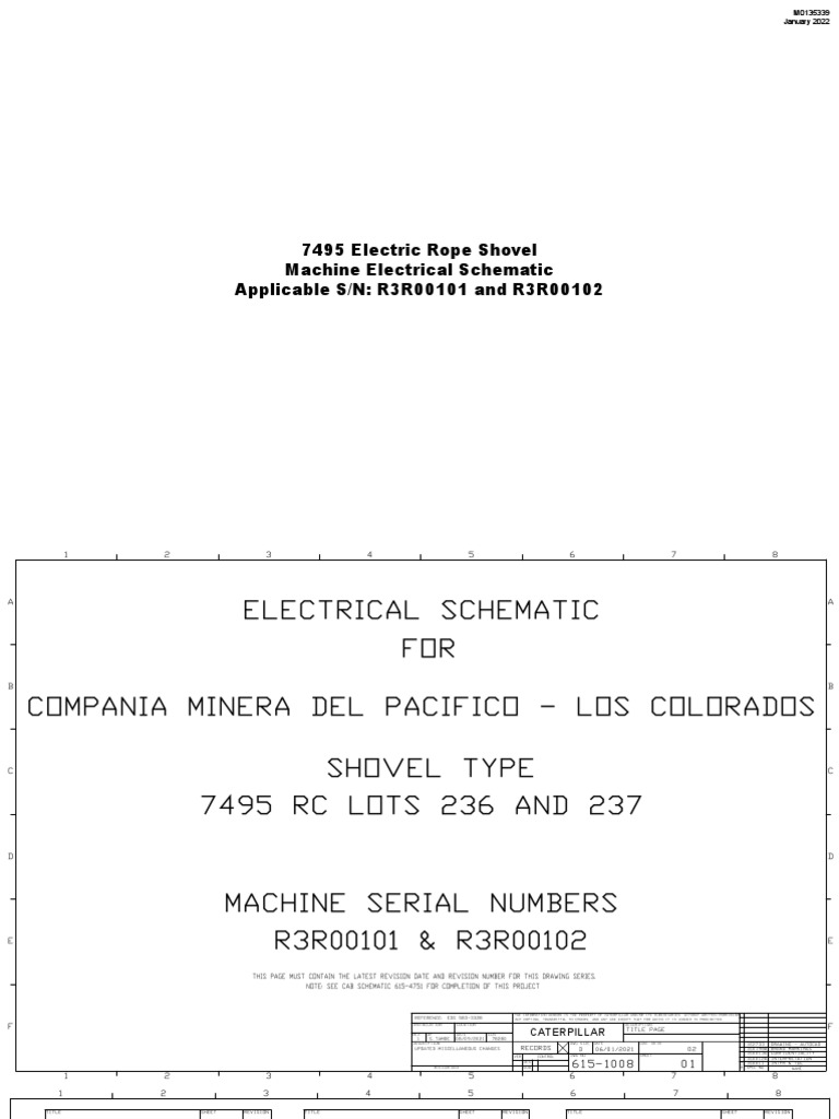 7495 Electric Rope Shovel Electrical System CAT MPTS ™ PDF Electric