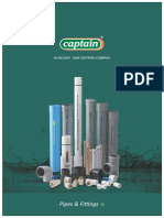 Captain Pipes Ltd. uPVC Pipes Product Catalog