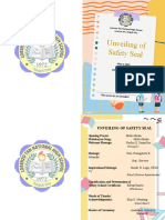 Unveiling of Safety Seal Program Sample