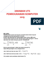 7001 - Jawaban UTS Pemrograman Komputer 2018-2019rev