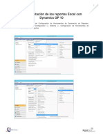 Implementación de Los Reportes Excel Con Dynamics GP 10