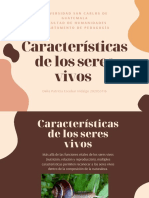 Características de Los Seres Vivos