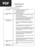 A. Terms & Conditions of The Contract of Lease: Philippine Heart Center Lease Guidelines