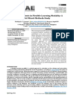Readiness of Students in Flexible Learning Modality: A Convergent Parallel Mixed-Methods Study