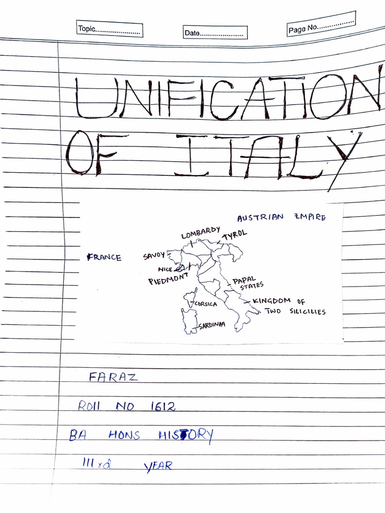 Unification of Italy | PDF | Italy