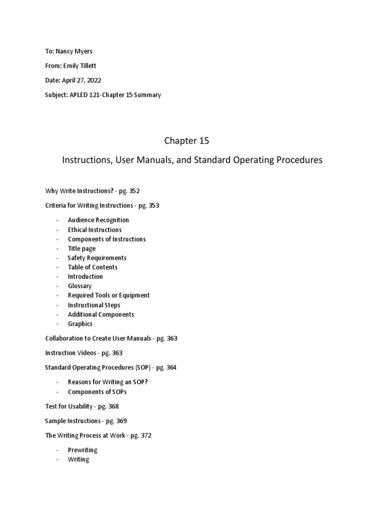 Chapter 15 Summary | PDF | Business