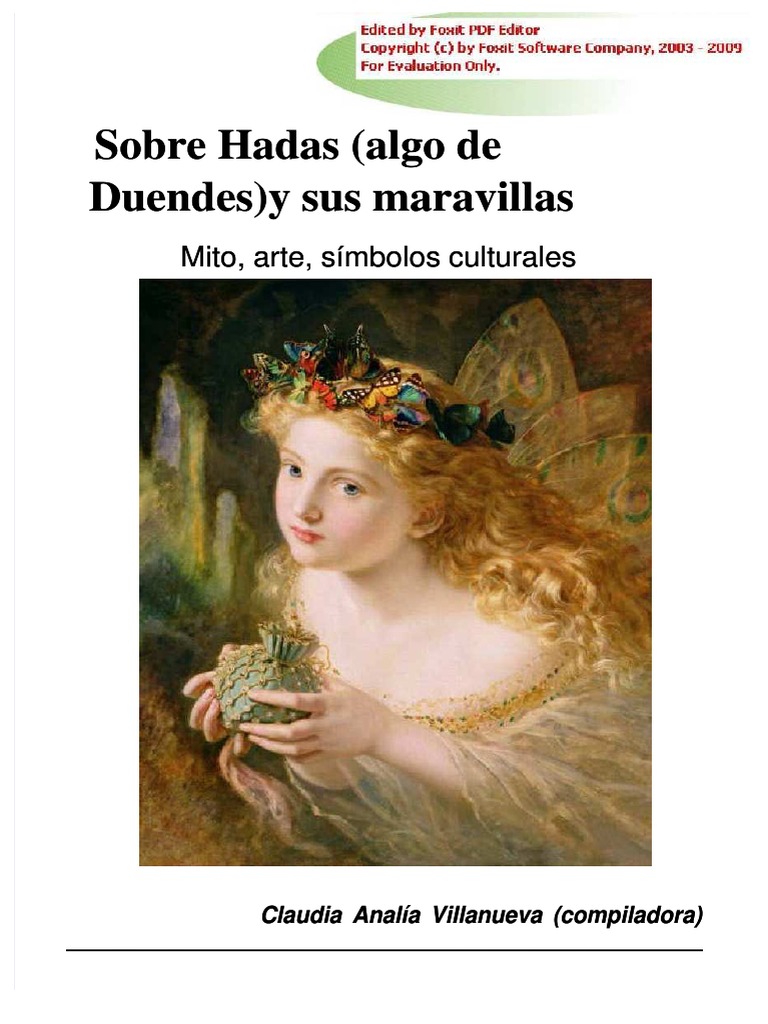 Sobre Hadas Algo de Duendes y Sus Maravillas Desconocido | PDF ...