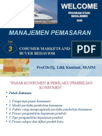 p3. TM Ke III. Consumer Markets and Consumer Buyer Behavior - Mrs. Lilik Kustiani