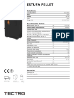 TBH 146 Estufa Pellet: Ficha Técnica