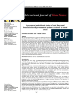 Assessment Nutritional Status of Mid Day Meal Beneficiaries of Government Primary Schools in Rural Areas