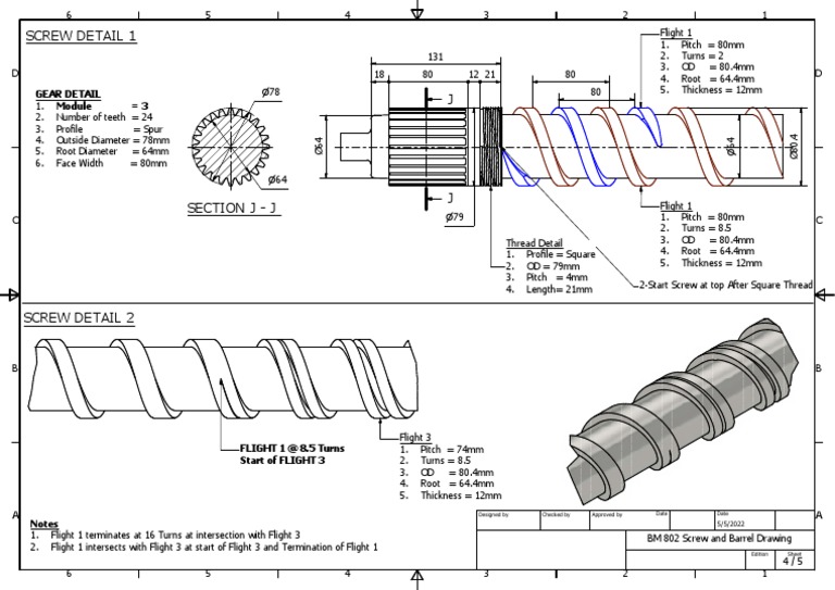AS8879 Screw Detail Specifications | PDF | Screw | Equipment
