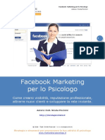 2016.02 Facebook Marketing Per Lo Psicologo