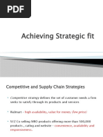 Achieving Strategic Fit