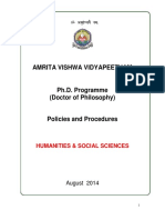 Amrita Vishwa Vidyapeetham: Humanities & Social Sciences
