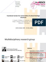 Functional Mortars For Conservation of Cultural Heritage Structures