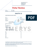 DIACTIV 12 ficha técnica Imerys Minerales Chile