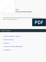 Accounting Insights Into Entrepreneurial Finance