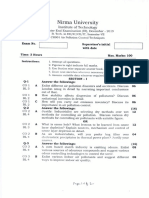 Nirma University exam paper on air pollution control techniques