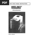 Complete Welbilt Bread Machine Manuals