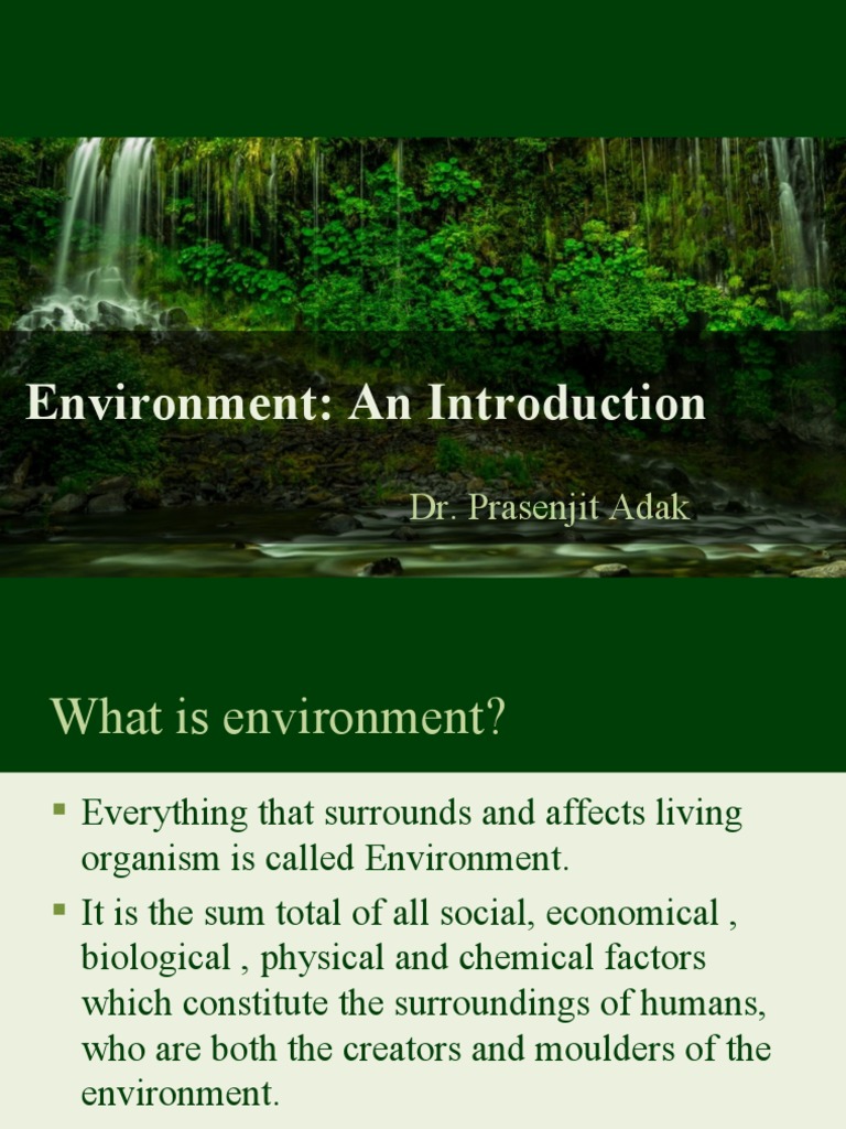 Introduction to Environment and Sustainability | PDF | Atmosphere ...