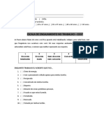 Formulário de Engajamento no Trabalho