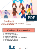 U1 - Caracteristicas de La Mediacion Comunitaria