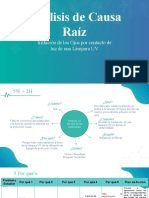 Análisis de Causa Raíz de Caso Irritación de Los Ojos Con Lámpara UV