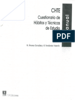 MANUAL DEL CUESTIONARIO DE HÁBITOS DE ESTUDIO