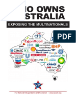 Who Owns Australia: Exposing The Multinationals