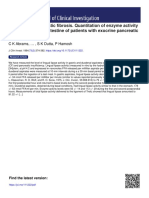 Lingual Lipase in Cystic Fibrosis. Quantitation of Enzyme Activity in The Upper Small Intestine of Patients With Exocrine Pancreatic Insufficiency