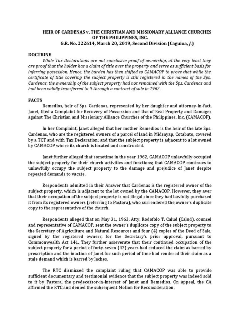 heir-of-cardenas-v-the-christian-and-missionary-alliance-churches-of