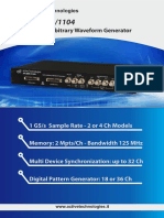 AT-AWG 1102/1104: 16 Bit - 1 GS/s Arbitrary Waveform Generator