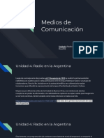 Medios de Comunicación- Radio en la Argentina