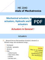 Fundamentals of Mechatronics: Mechanical Actuators, Electrical Actuators, Hydraulic and Pneumatic Actuators