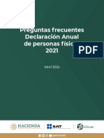 PreguntasFrecuentes DeclaracionAnual PersonasFisicas2021