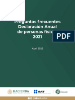 Declaración Anual 2021: Preguntas frecuentes