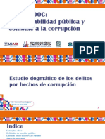 Combate a la corrupción: Estudio de delitos