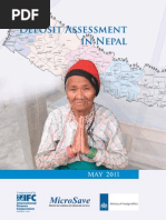Download Deposit Assessment in Nepal by IFC Access to Finance and Financial Markets SN57399744 doc pdf