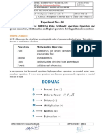 DOSS - I - Assignment No. 4 (MATLAB)