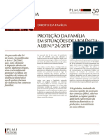 Protecao Da Familia Em Situacoes de Violencia-A Lei n 24 2017