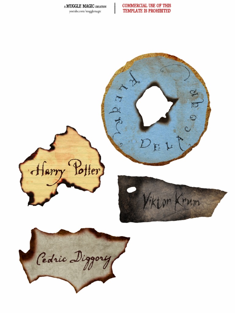 Goblet of Fire Names PDF