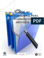 Manual para La Organización de Un Archivo de Gestión