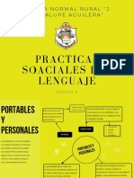 Practicas Soaciales Del Lenguaje: Escuela Normal Rural "J. Guadalupe Aguilera"