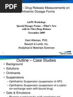 Alleman - Drug Release Measurements