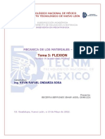 Tema 3: FLEXION: Mecanica de Los Materiales - Kros