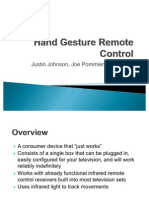 Hand Gesture Remote Control