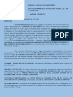 Amapro en Linea Omision de Laudo Enrique Alvarez Perez Vs Novedades Andreas